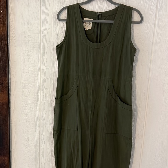 Pana Mina jumpsuit moss green size M - Picture 3 of 10